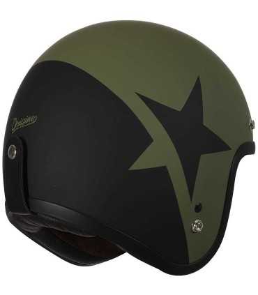 Casco jet Origine Primo Star Army verde opaco