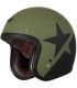 Casque jet Origine Primo Star Army vert matt