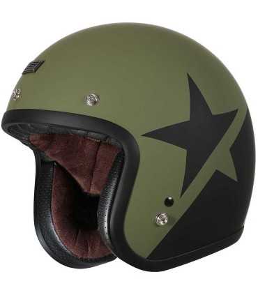 Casco jet Origine Primo Star Army verde opaco