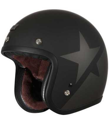 Casco jet Origine Primo Star nero opaco