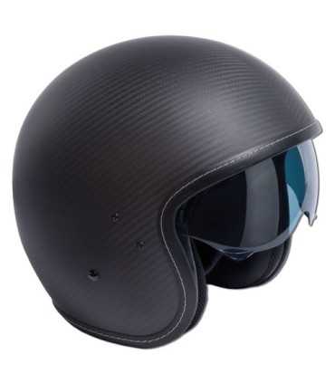 Casco Jet Moto Eleven carbonio