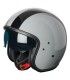 Casco Jet Moto Eleven grigio nero