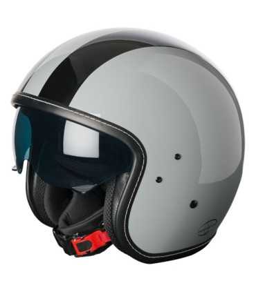 Casque Jet Moto Eleven gris noir