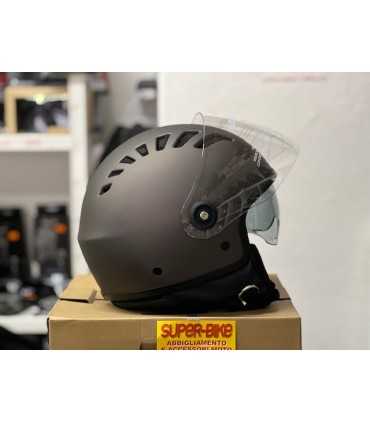 Casco moto jet Tucano Urbano El Top bronzo opaco