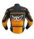 Giacca moto Berik Supersonic nero arancio