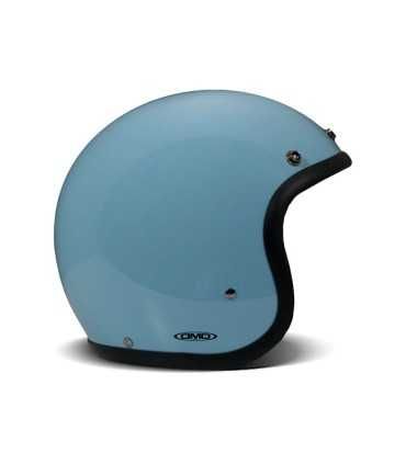 Casco jet DMD Retro azzurro