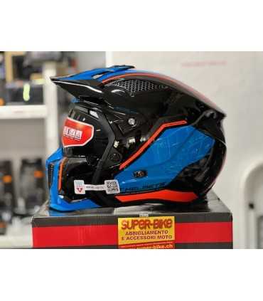 Mt Helmets Streetfighter Sv Twin A4 Arancio blu