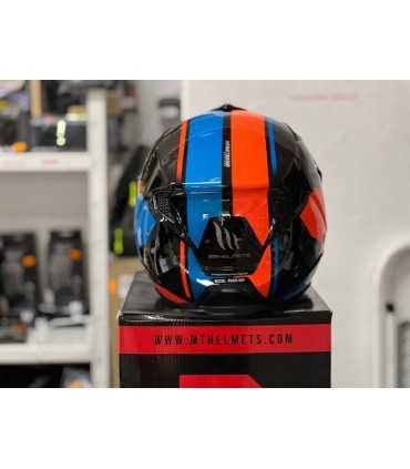 Mt Helmets Streetfighter Sv Twin A4 Arancio blu