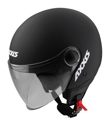 Casco Jet Axxis Square A1 nero opaco