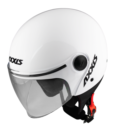 Casco Jet Axxis Square A0 bianco perla