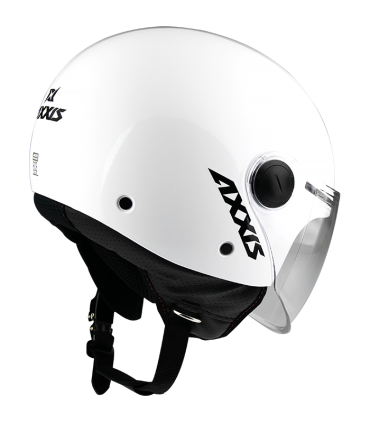 Casco Jet Axxis Square A0 bianco perla