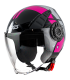 Jet Axxis OF 513 Metro Cool B8 pink helmet