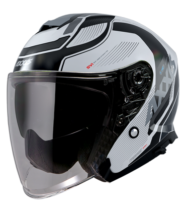 Casque jet Axxis MIrage SV Village A1 nero