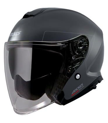 Casque jet Axxis MIrage SV A2 titan matt