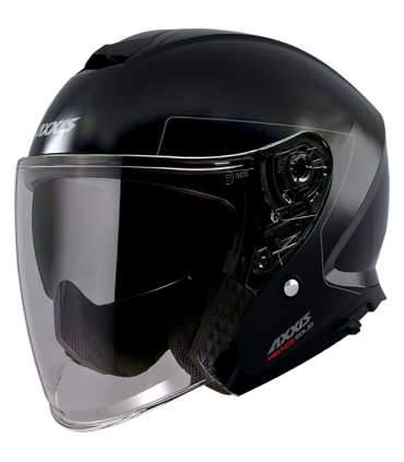 Casque jet Axxis MIrage SV A1 noir matt