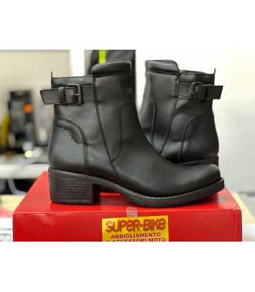 Damen-Motorradstiefel Falco Ayda niedrig schwarz