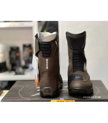 Bottes moto touring Seventy BT3 impermeable marron