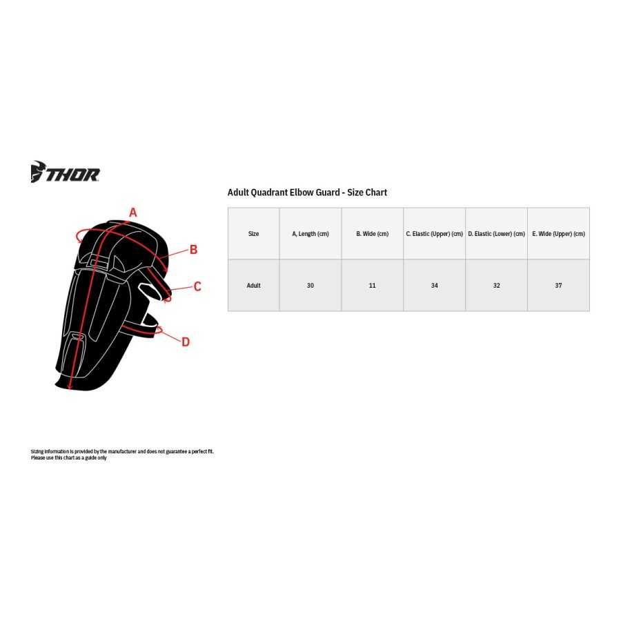 Ginocchiere Thor FORCE XP KNEE GUARD ROSSO