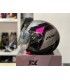 Casco Jet Axxis Square Convex B8 pink