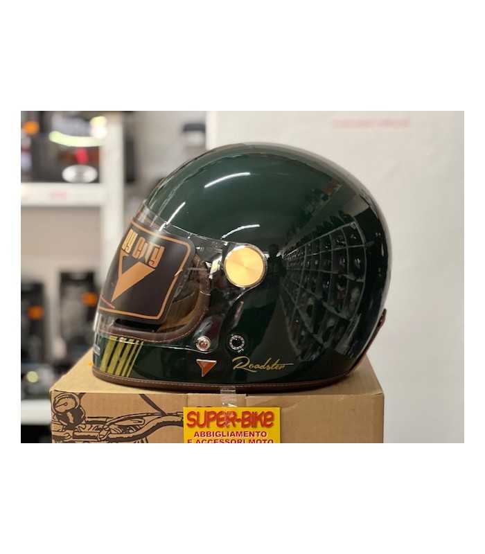 Casco moto integrale By City Roadster II verde