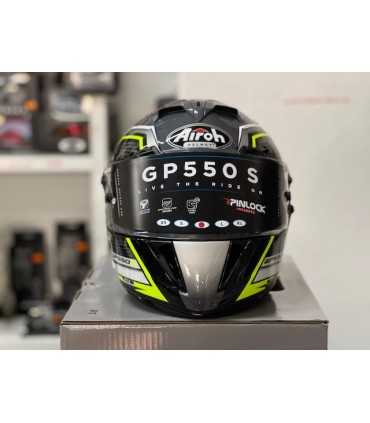 Casco Airoh Gp 550 S Rush bianco