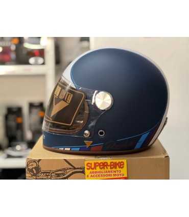 Casco By City Roadster II blu bianco opaco