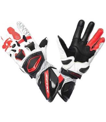 Handschuhe racing Spyke Tech Pro weiss rot