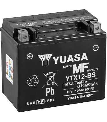 Batterie moto Yuasa YTX12-BS 12V 150 MM X 86 MM X 129,54 MM