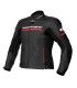 Veste en cuir Spyke Imola Evo 2.0 noir rouge