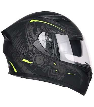 CGM 316S Tampere Indian black matt helmet