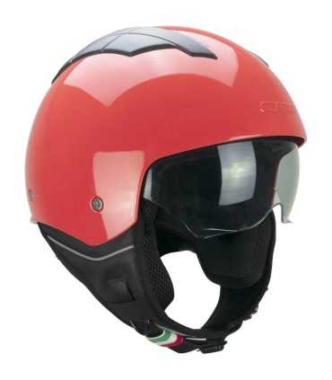 Casco moto demi jet Cgm Slot rosso