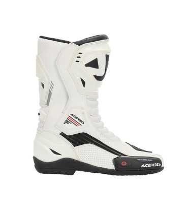 Bottes racing Acerbis Corkscrew blanc