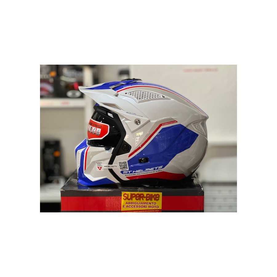 Casco da moto Bandit Fighter (bianco)