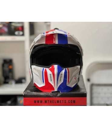 Mt Helmets Streetfighter Sv Twin B7 blanc