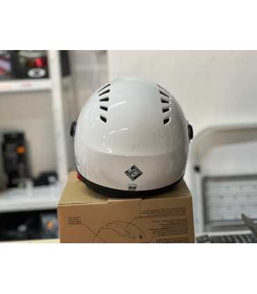 Casco moto jet Tucano Urbano El Top bianco ghiaccio