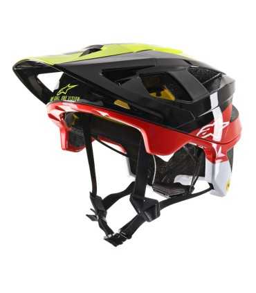 Bicycle helmet Alpinestars Vector Pilot black yellow red