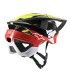 Casco bicicletta Alpinestars Vector Pilot nero giallo rosso