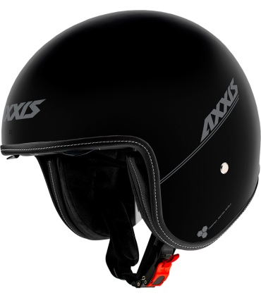 Casco jet con visierino sole Axxis Hornet SV A1 nero opaco