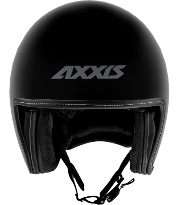 Casco jet con visierino sole Axxis Hornet SV A1 nero opaco