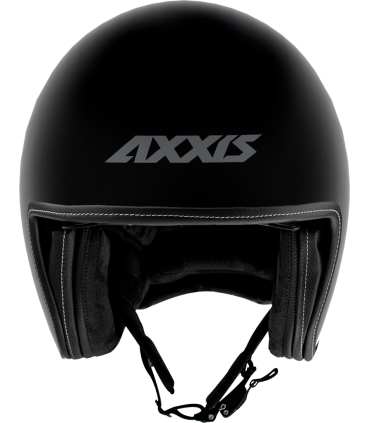 Casque jet avec visiere soleil Axxis Hornet SV A1 noir matt