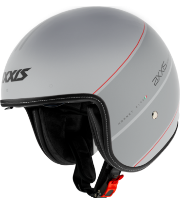 Casque jet avec visiere soleil Axxis Hornet SV Vita A2 gris matt