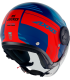 Casco moto Axxis Raven SV MIlano rosso blu