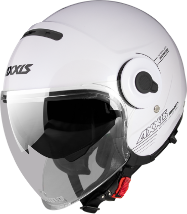 Casco moto Axxis Raven SV A0 bianco perla