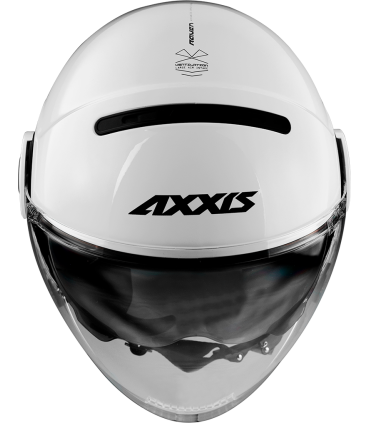 Casco moto Axxis Raven SV A0 bianco perla