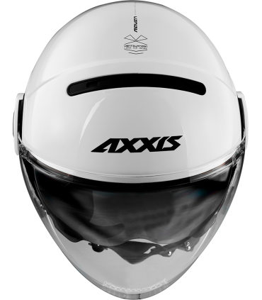 Casque moto Axxis Raven SV A0 blanc pearl