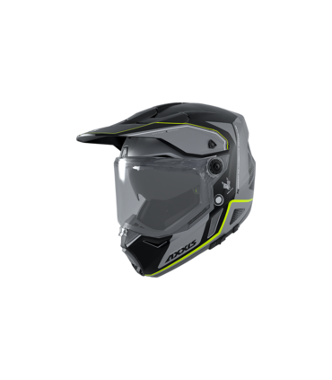 Casco Axxis Wolf DS B2 Roadrunner grigio