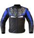 Giacca moto Berik Supersonic camo blu