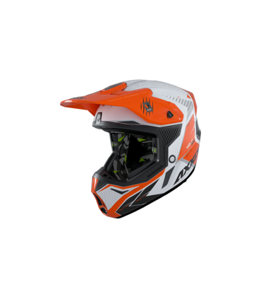 Casque cross Axxis Wolf Star Track A4 orange