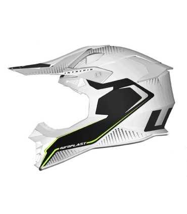 Casco cross Ufo Intrepid bianco opaco