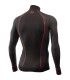 Six2 Ts13w Blazefit lupetto con zip nero rosso